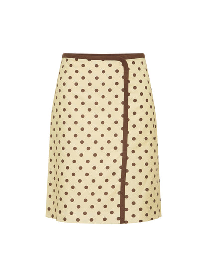 Posse Bowie Skirt in Vanilla/Choc