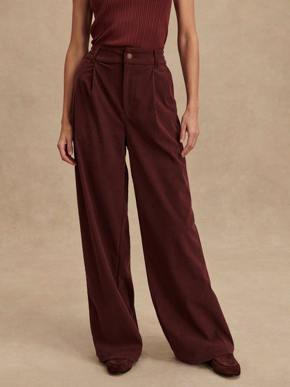 Varley Floris Wide Leg 29.5 in Decadent Chocolate