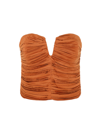 Cult Gaia Maria Top in Bourbon