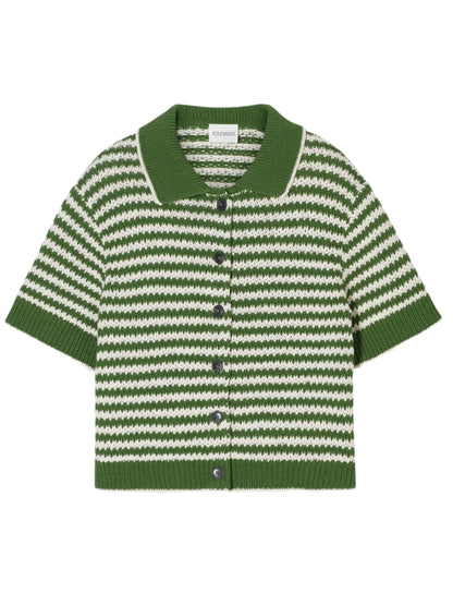 CLOSED Cardigan Short Sleeve in Matcha Green
