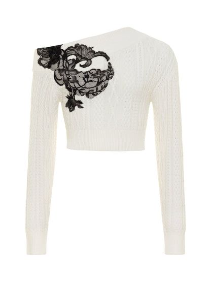 Hellessy Floyd Sweater in Ecru