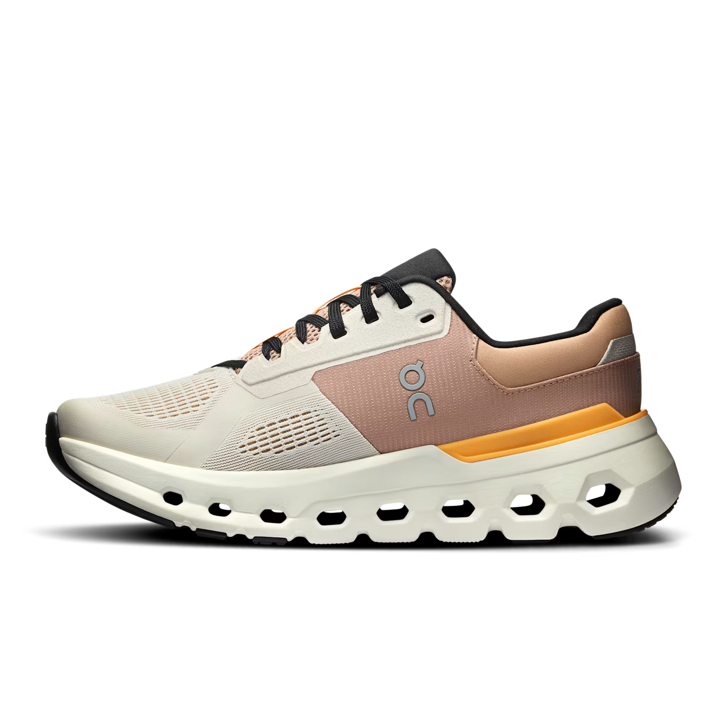 On Running Women's Cloudrunner 2 Sneaker in Pearl/Tangerine