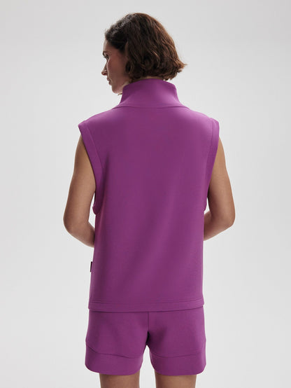 Varley Magnolia Half Zip Tank 2.0 in Striking Purple