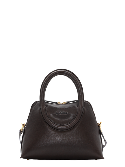 Staud Naomi Mini Satchel in Espresso