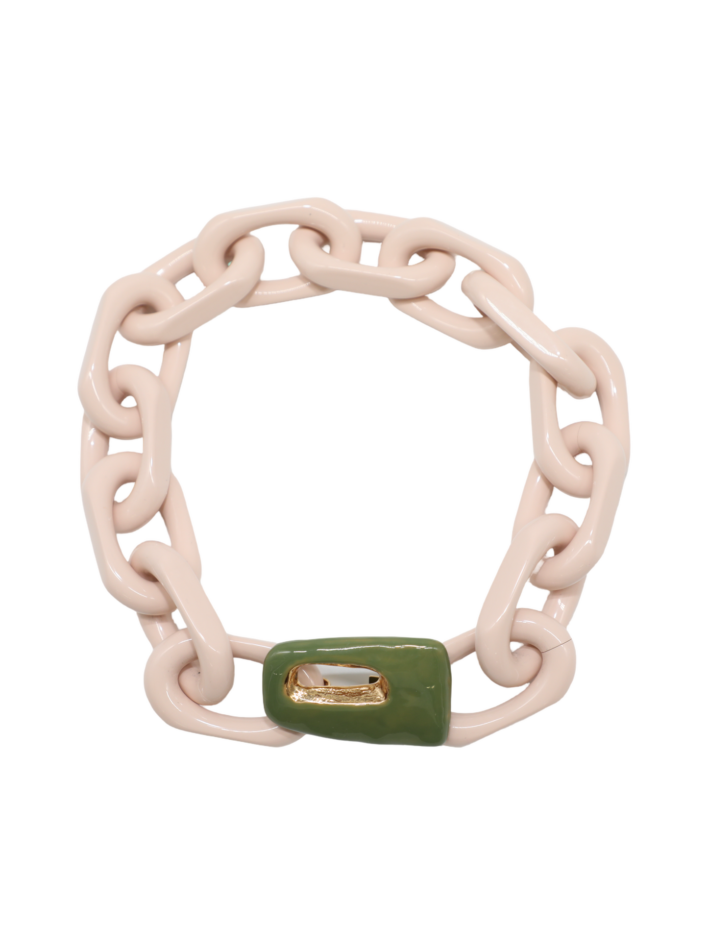 Marni Resin Chain Necklace With Trapeze Pendant