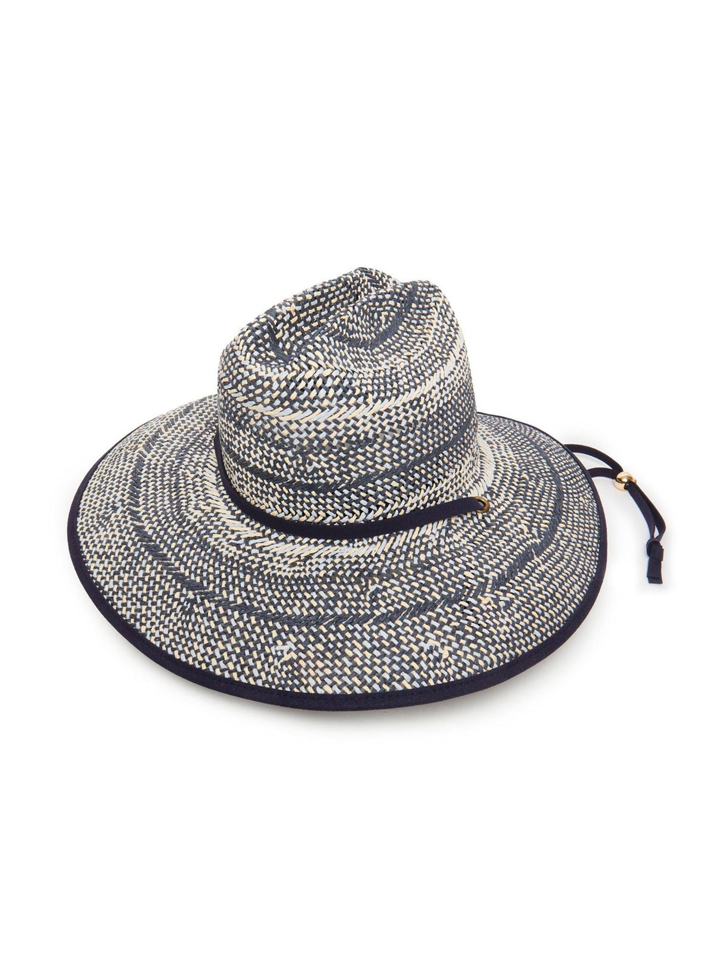 Lele Sadoughi Straw Woven Hat in Navy