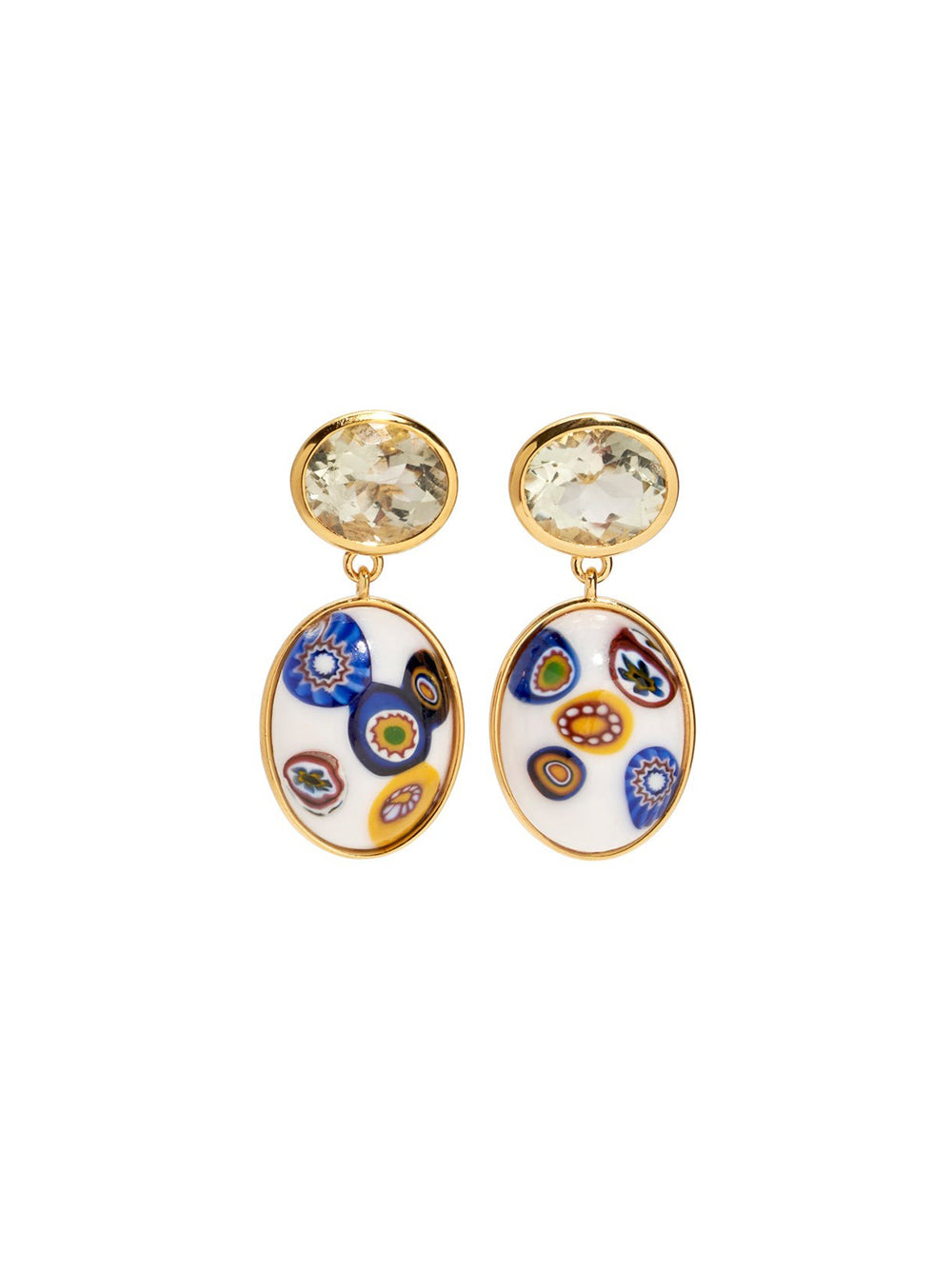 Lizzie Fortunato Murano Muse Earrings in Dawn in Multi