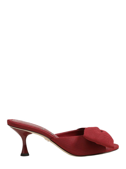 Sam Edelman  Ragan Kitten Heel Sandal in Deep Scarlet