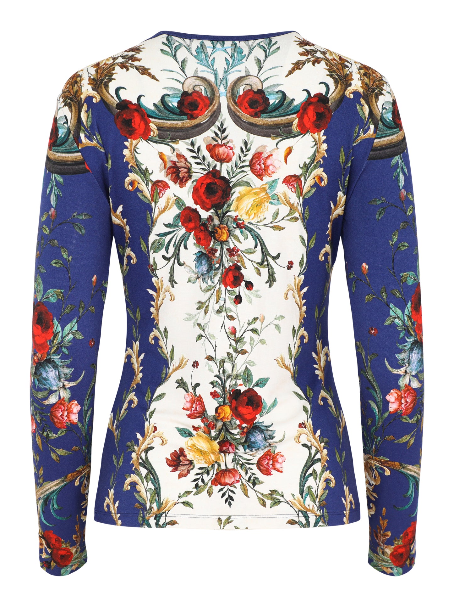 Alice + Olivia Delaina Long Sleeve Top in Gilded Rose