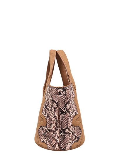 Snake Embossed Anchor Bag