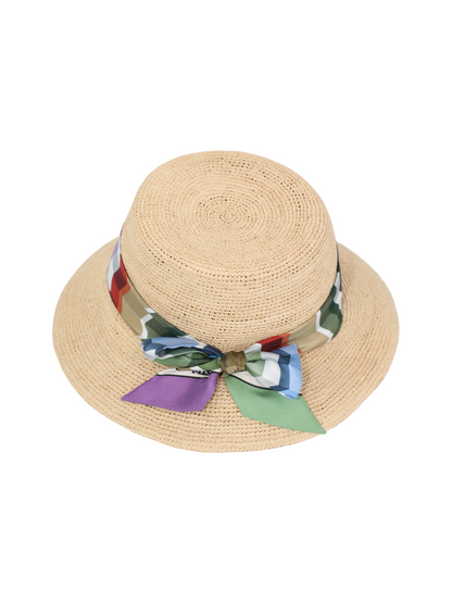 Missoni Straw Hat With Tie (More Colors)