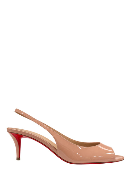 Christian Louboutin Sofia Z 60 Patent Slingback Heel in Blush | In-Store Only