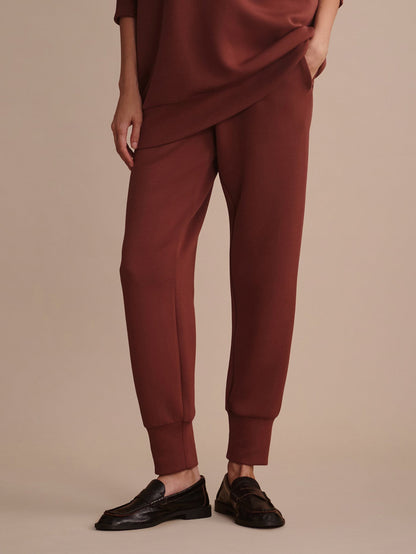 Varley Slim Cuff Pant 27.5" in Cinnamon