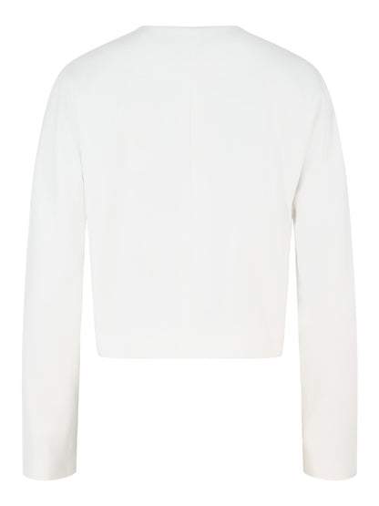 Vince Collarless Jacket in Optic White