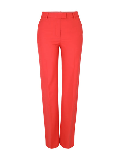 Tara Jarmon Poupee Red Tailored Wool Pants