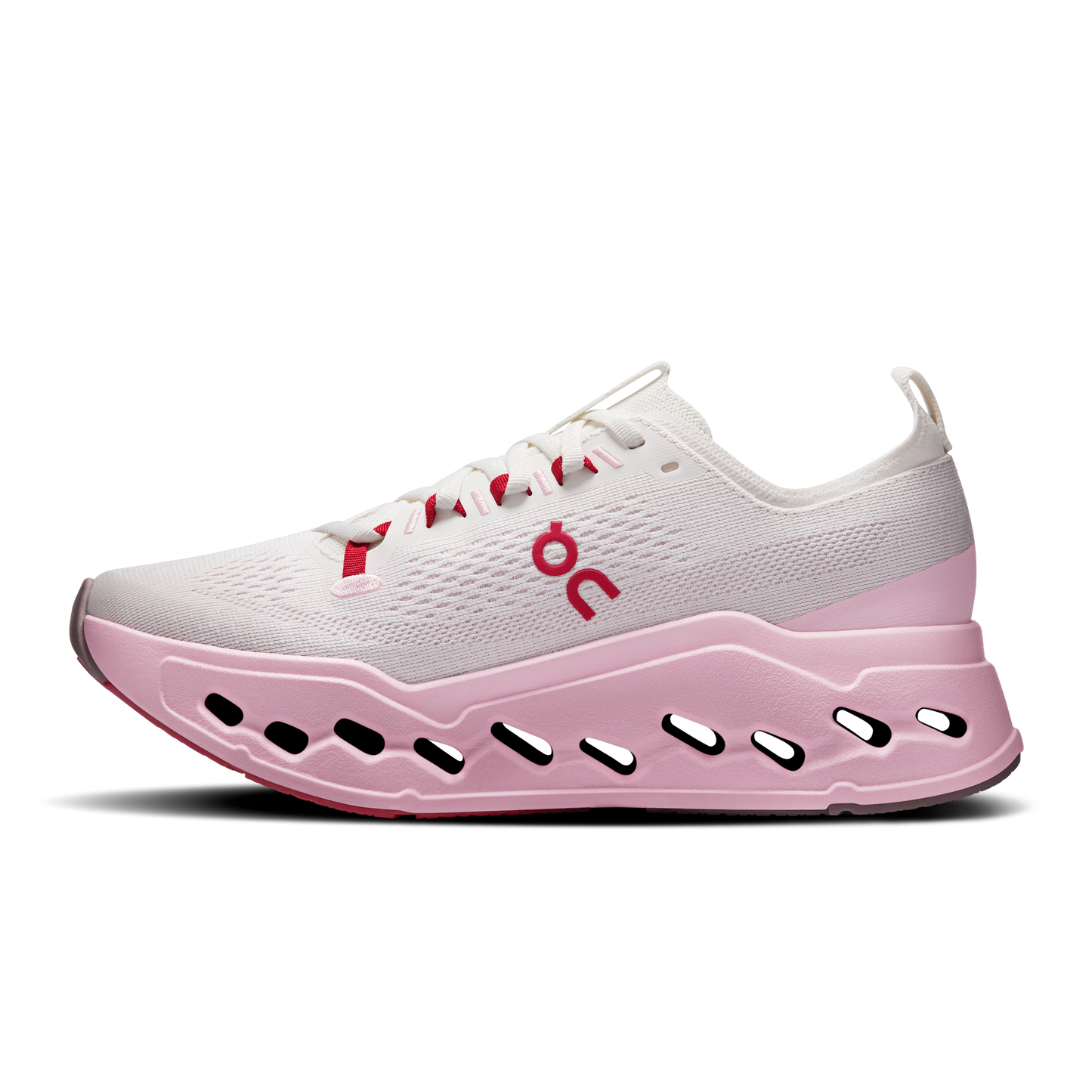 On Running Women's Cloudsurfer Max in Ivory/Peony