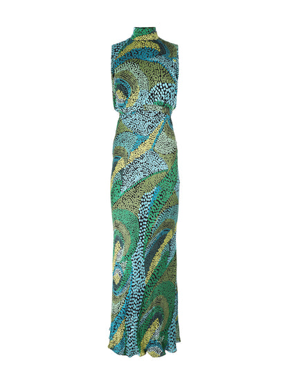 Saloni Fleur Dress in Jungle