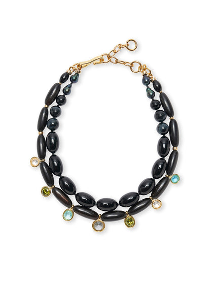 Lizzie Fortunato Elegance In Craft Collar in Black