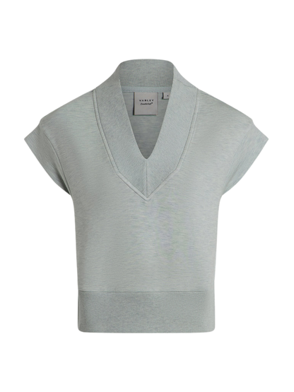 Varley Gracee V-Neck Tank in Mint Green Marl