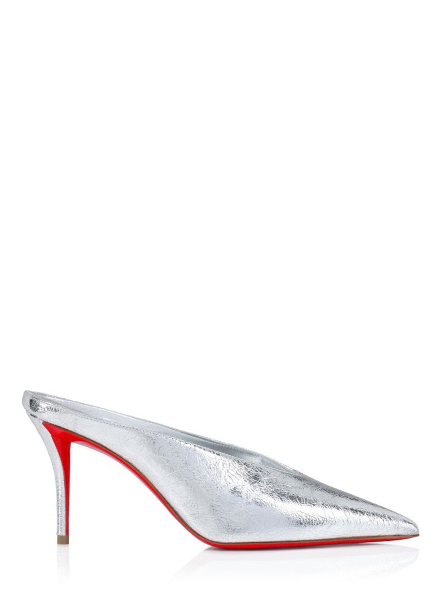 Christian Louboutin Miss Z Slimimule 80mm in Silver | In-Store Only