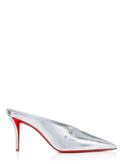 Christian Louboutin Miss Z Slimimule 80mm in Silver | In-Store Only