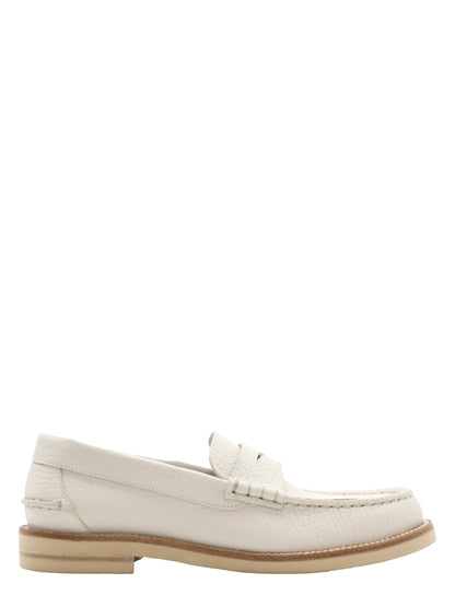 Pedro Garcia Sabela Loafer in Basmati Cervo-Mandorla