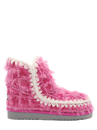 Mou Eskimo 18 Textile Wool Boot in Frambuesa AGATRA