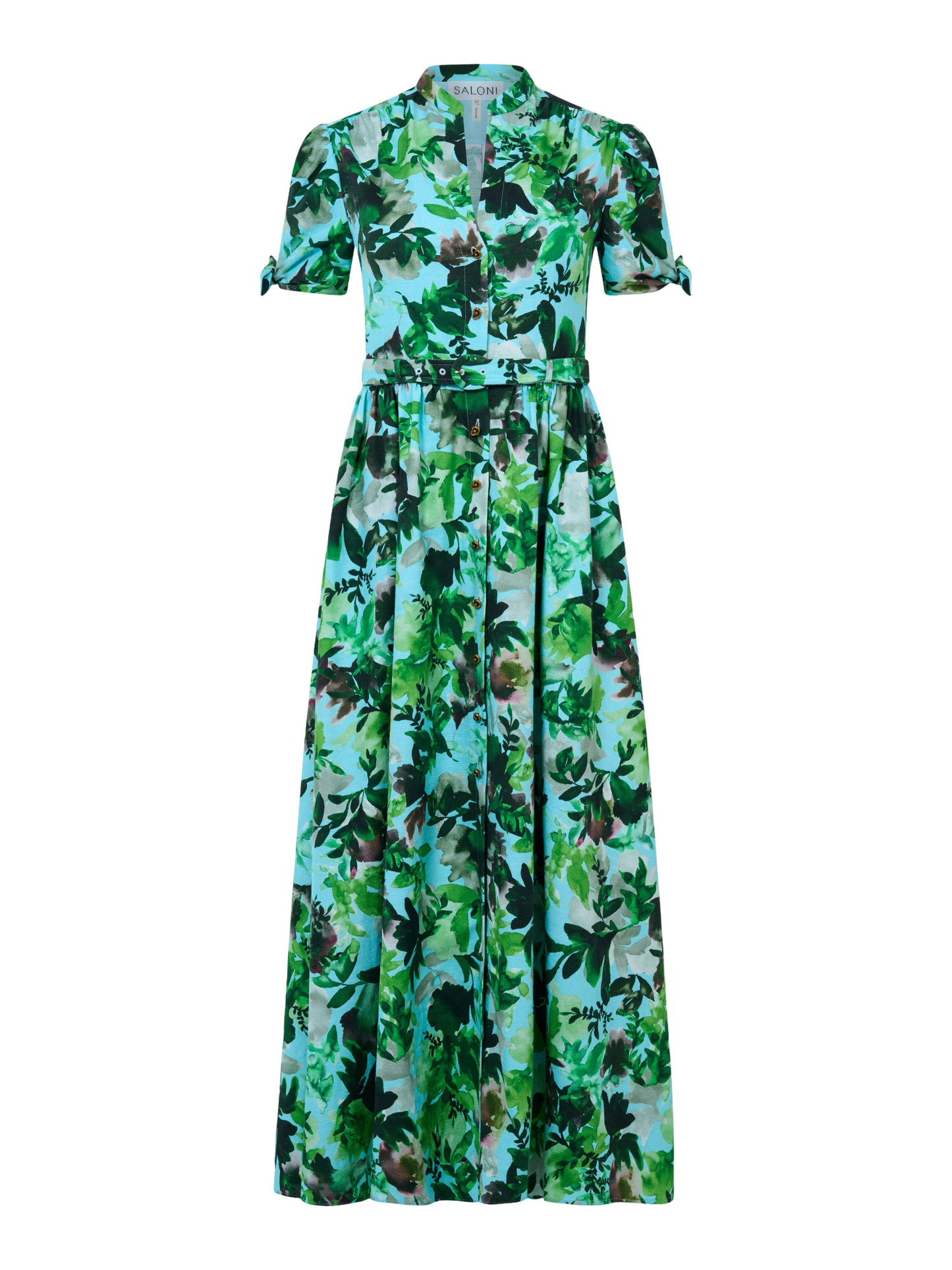 Saloni Ena Dress in Watercolor Garden