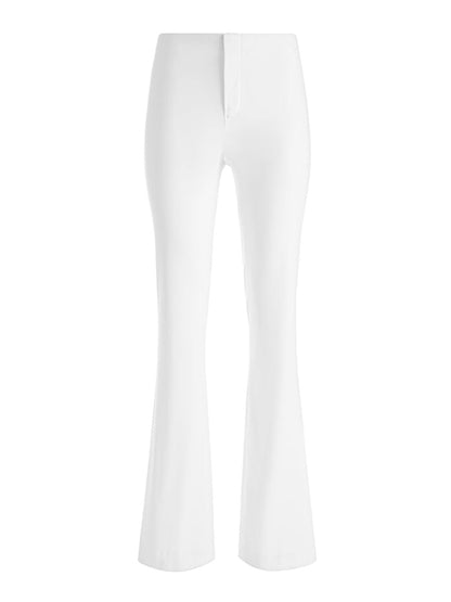 Alice + Olivia Teeny Bootcut Pant in Off White