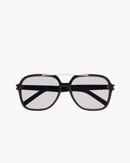Saint Laurent Sunglasses SL 545 in Black and Light Yellow