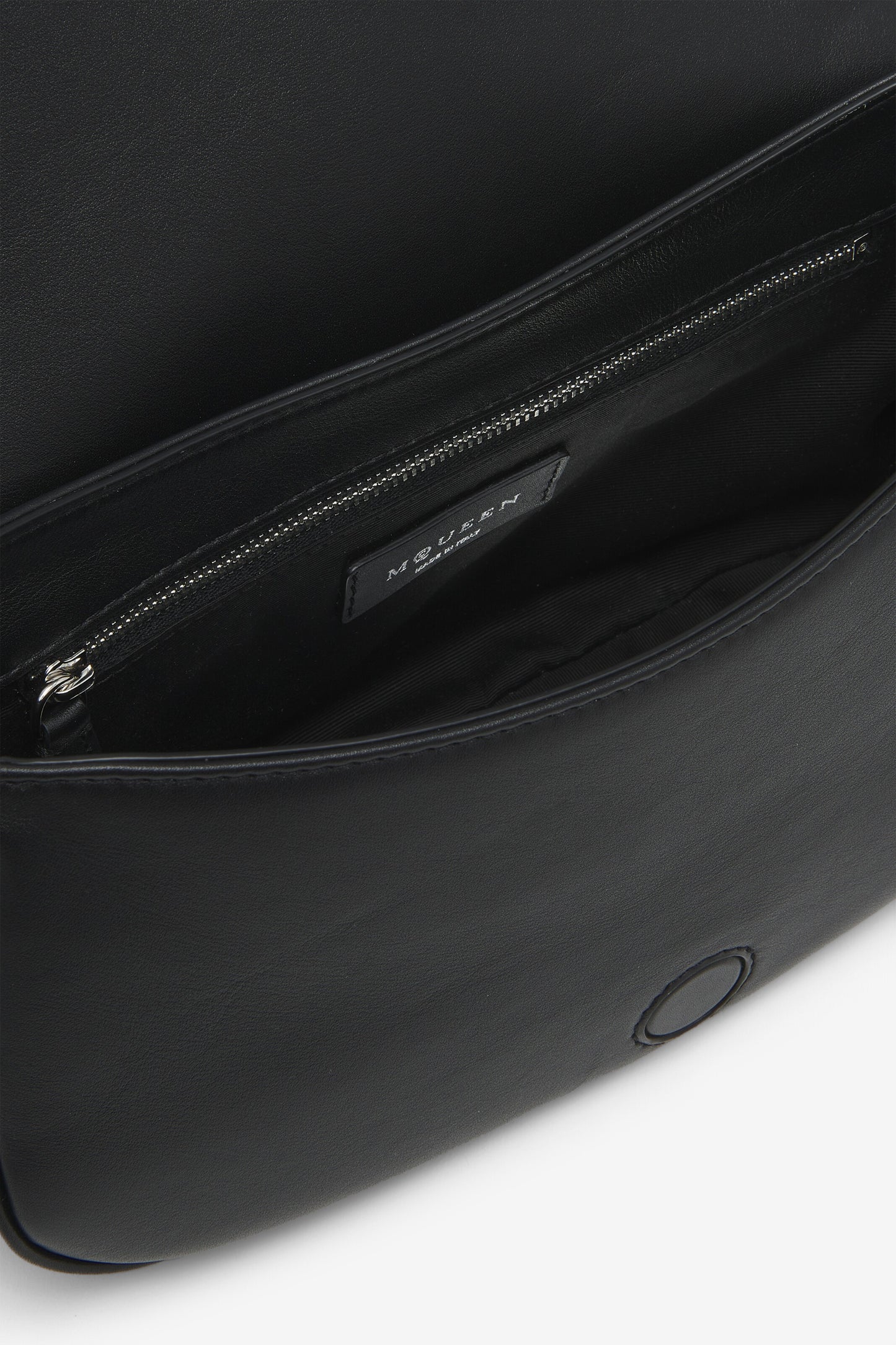 Alexander McQueen T-Bar Satchel in Black/Silver