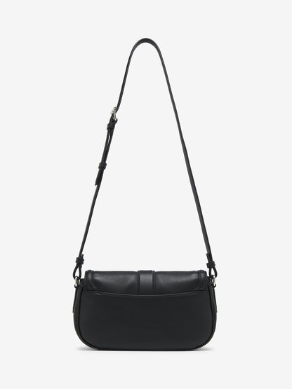 Alexander McQueen T-Bar Satchel in Black/Silver