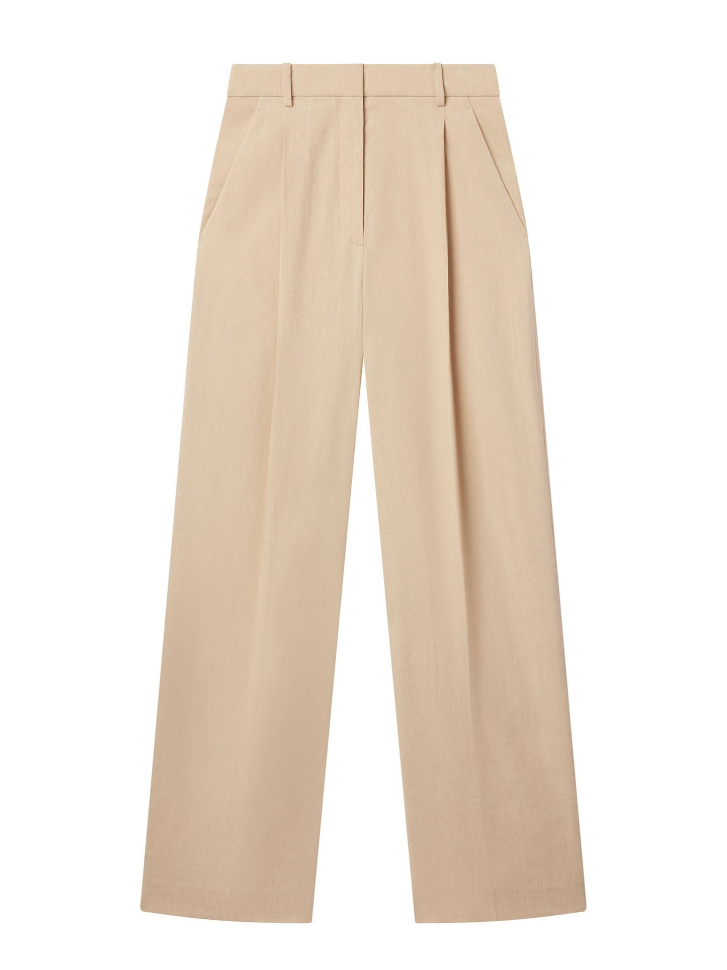 ALC Winston Linen Pant in Crema Dolce