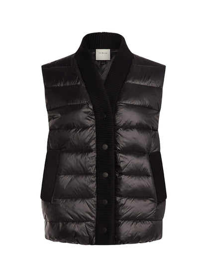Varley Colwyn Combo Boxy Gilet in Black