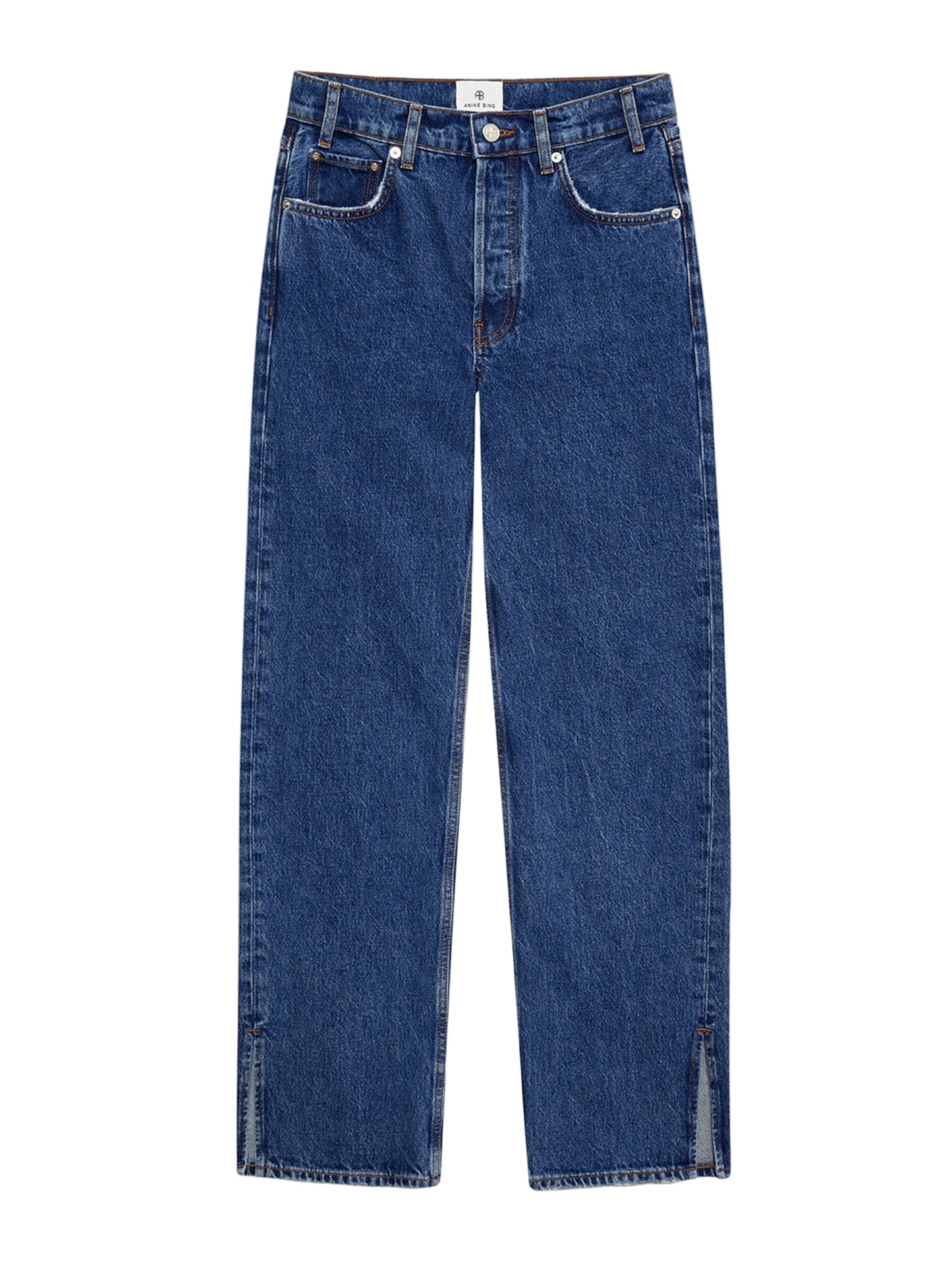 Anine Bing Roy Jean 31" in Washed Blue
