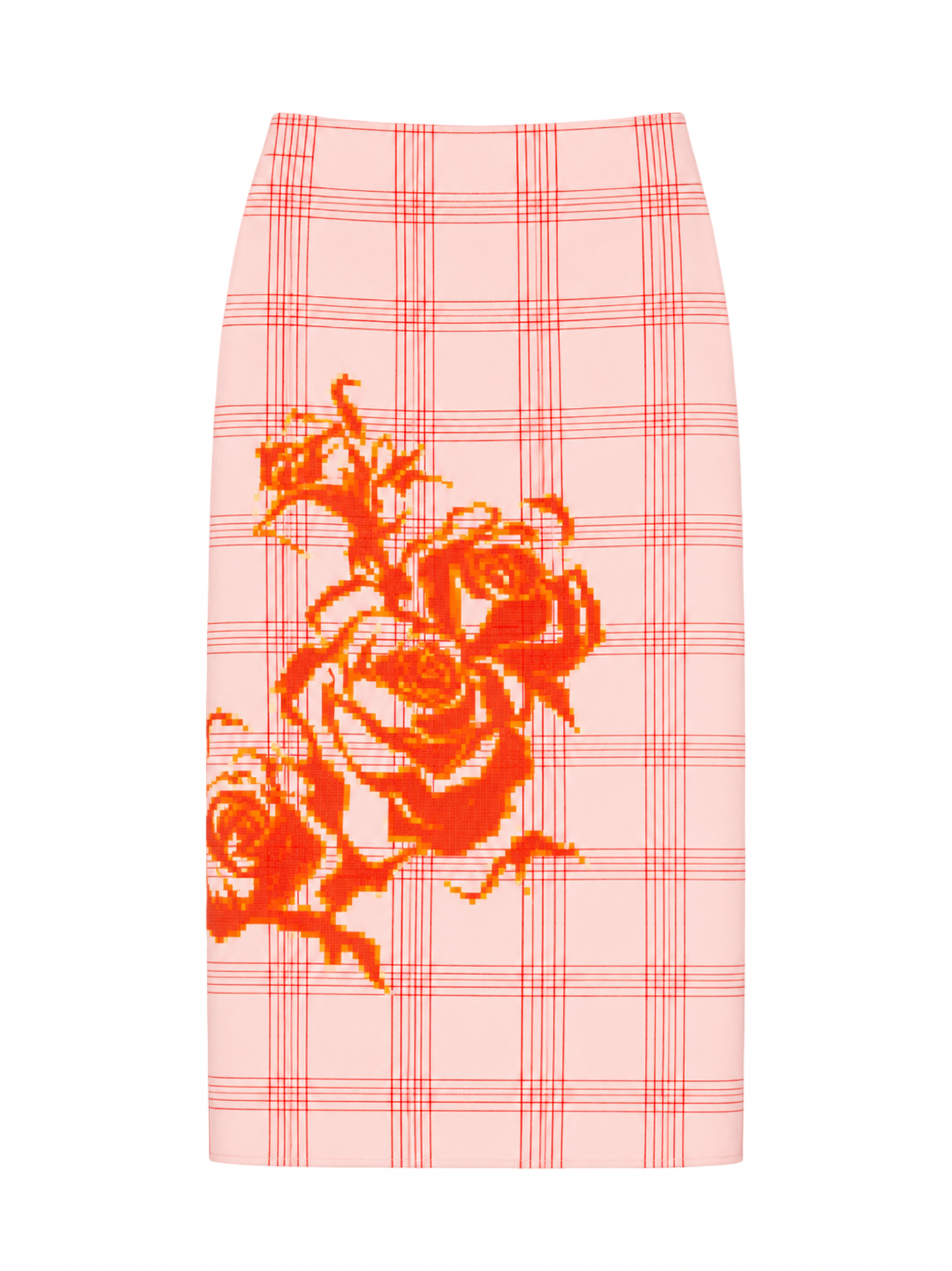 Jaman Fitted Pencil Skirt