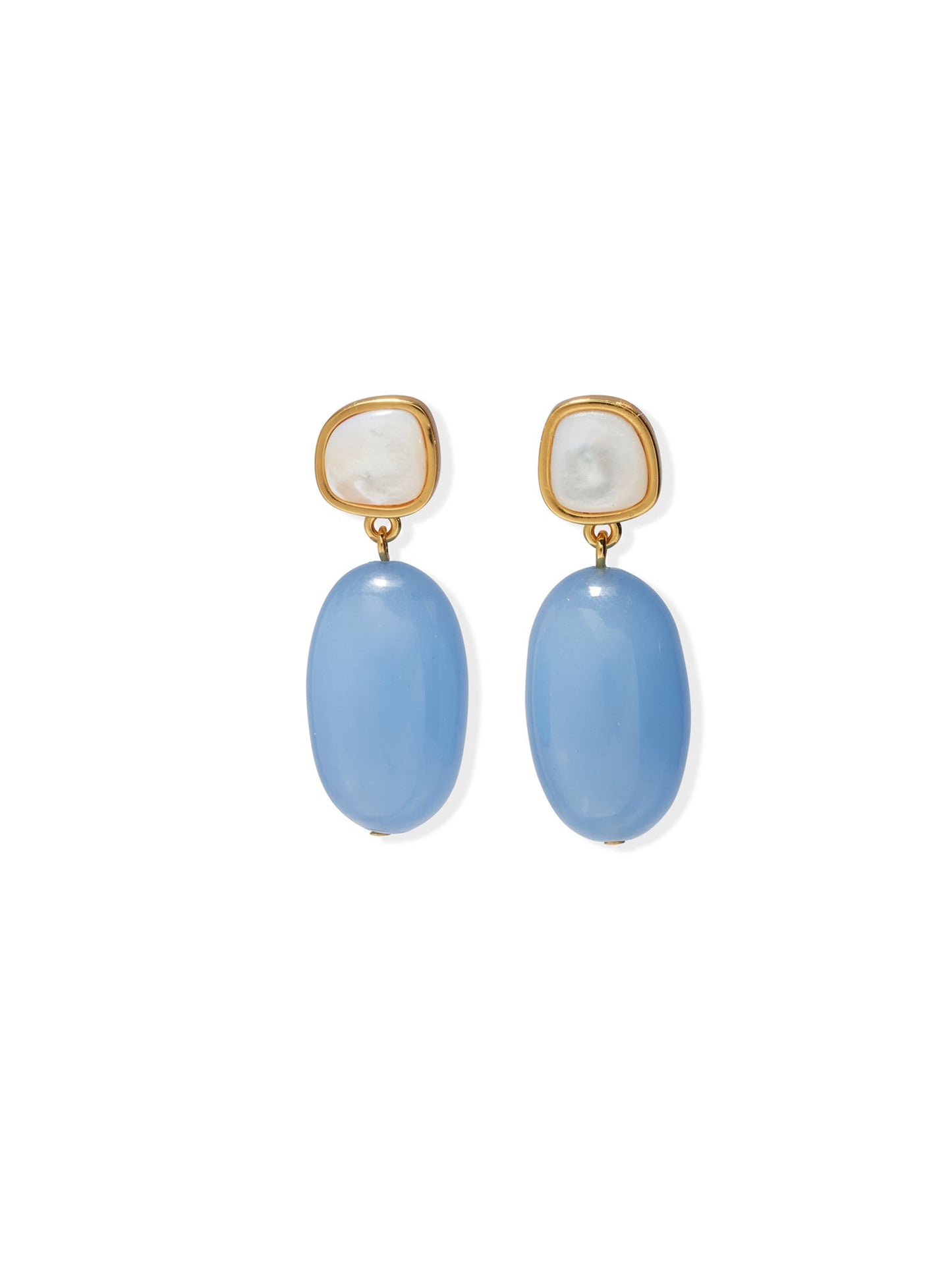 Lizzie Fortunato Big Sur Earrings in Blue