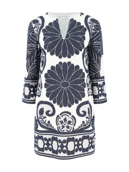Trina Turk Amy 3/4 Sleeve Dress Fuyuko Fil Coupe