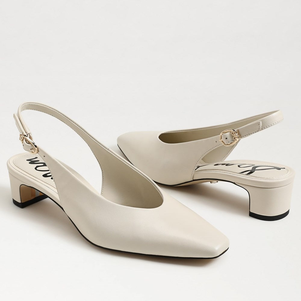 Sam Edelman Ronnie Slingback Heel in Modern Ivory