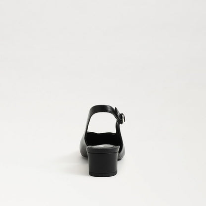 Sam Edelman Ronnie Slingback Heel in Black Leather