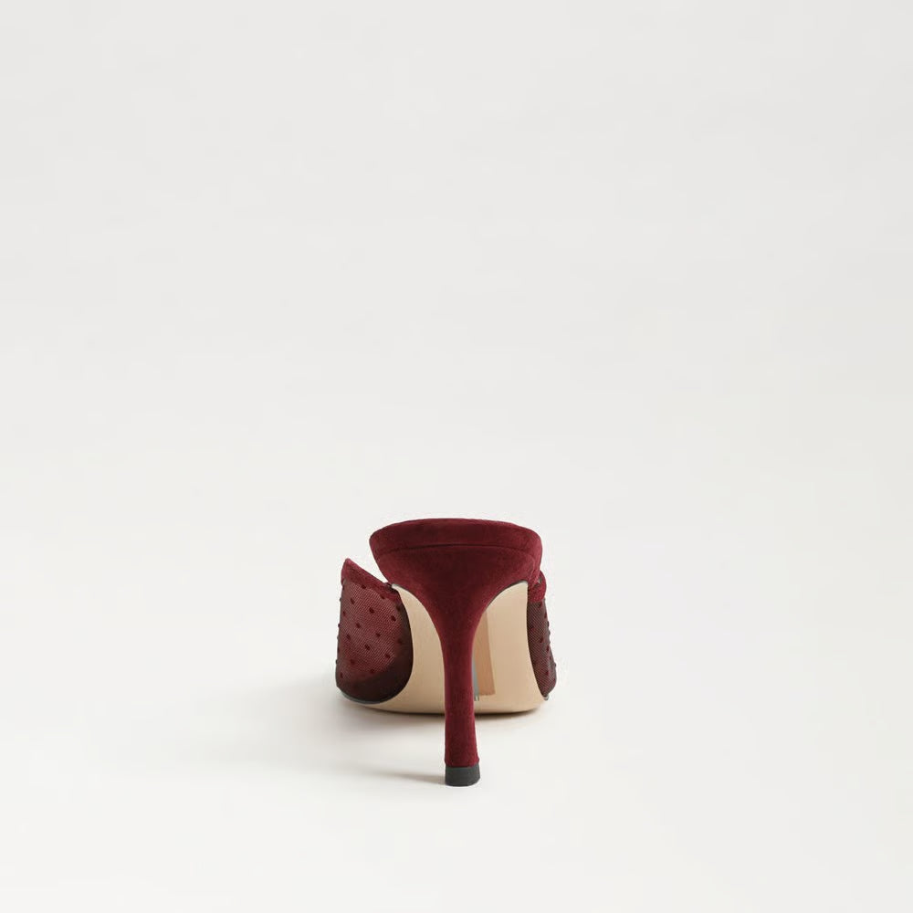 Sam Edelman Margeaux Mesh Mule in French Merlot