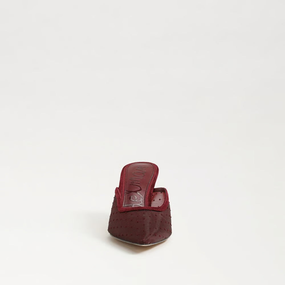Sam Edelman Margeaux Mesh Mule in French Merlot