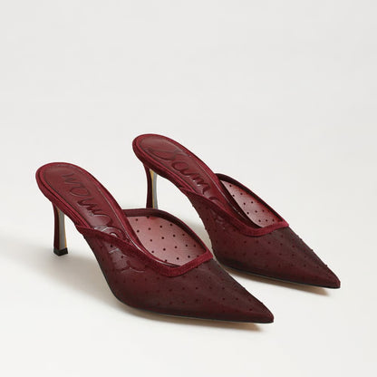 Sam Edelman Margeaux Mesh Mule in French Merlot