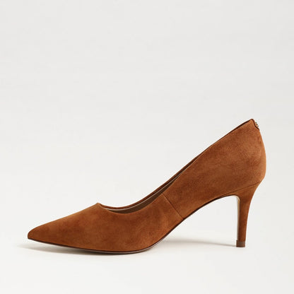 Sam Edelman Vienna Pointed Toe Pump in Frontier Brown