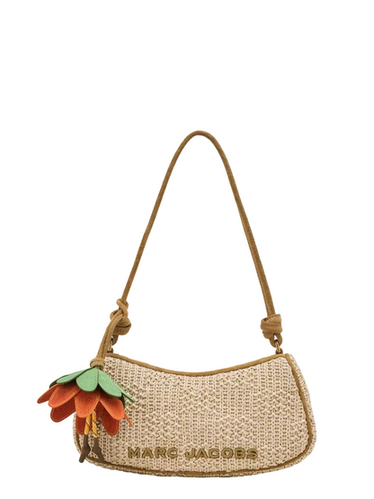 Marc Jacobs The Summer Woven Charm Shoulder Bag in Natural