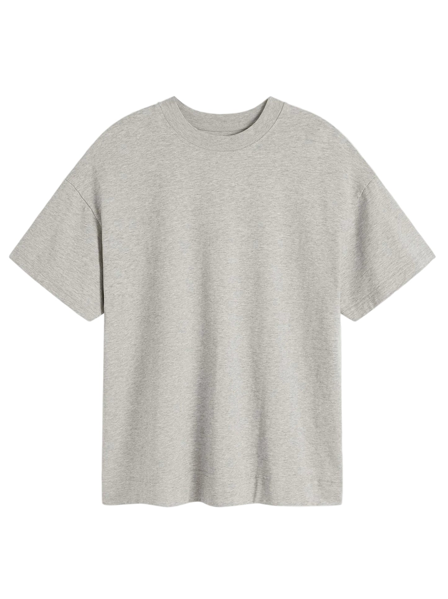 St. Agni Homme Tee in Light Grey Marle