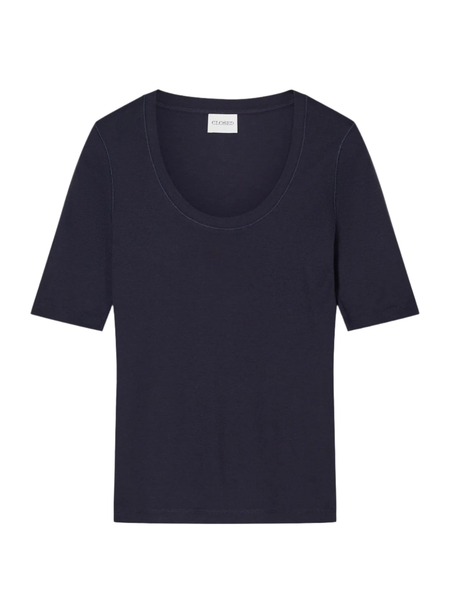 CLOSED Wide Neck Short Sleeve in Dark Night