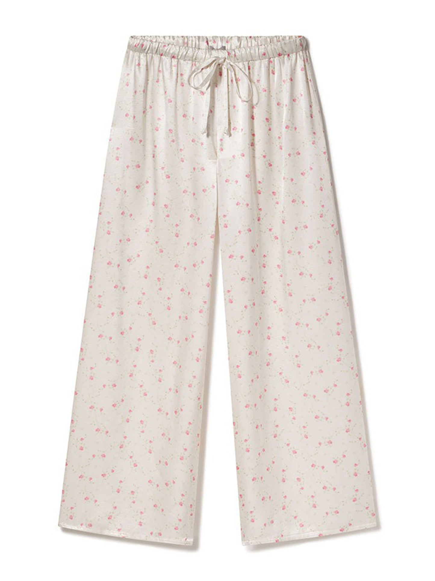 PJ Harlow Mya Crop Print Pant in Cloudy Pearl Print