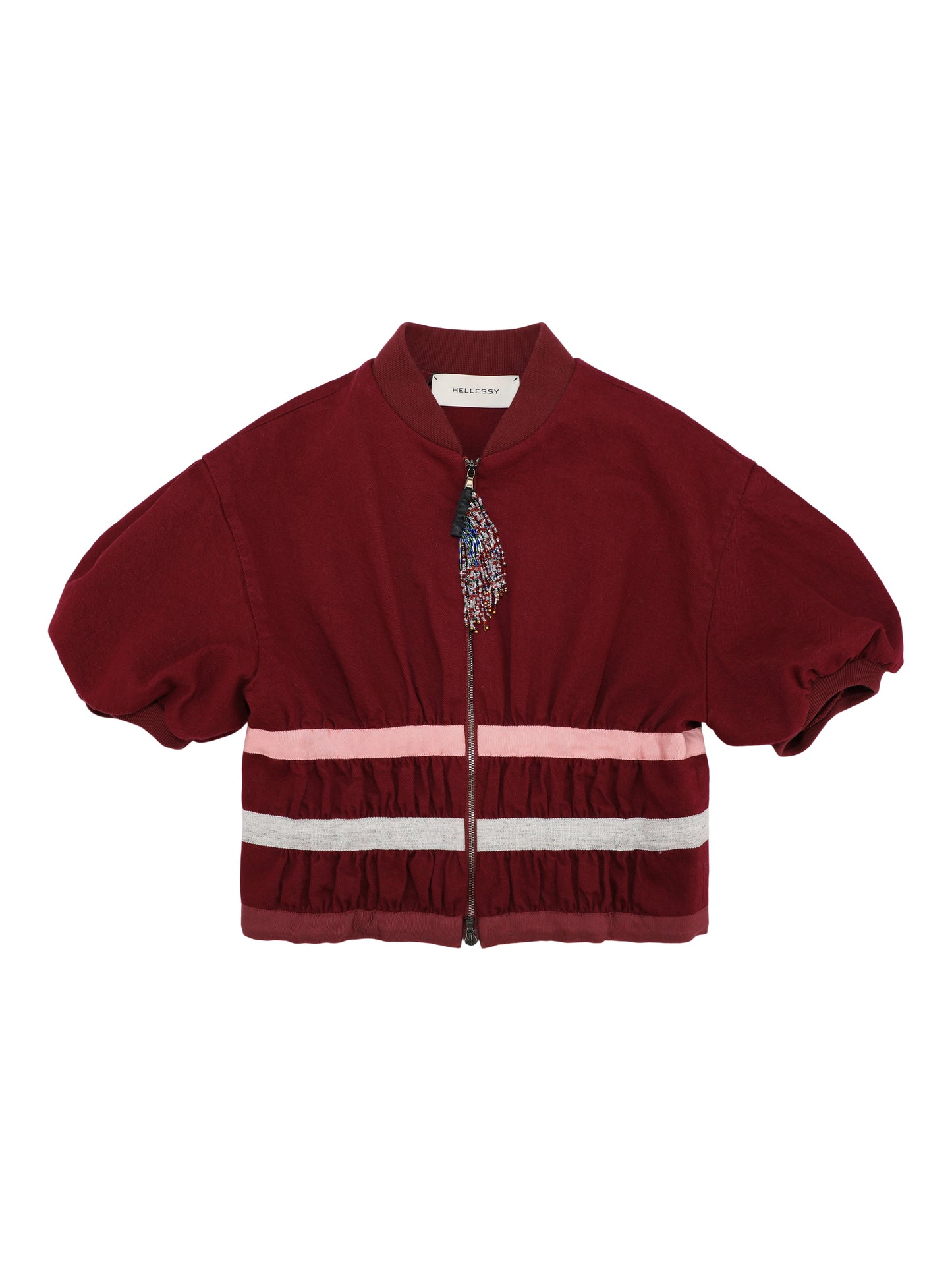 Hellessy Zora Zip-Up Jacket in Ruby