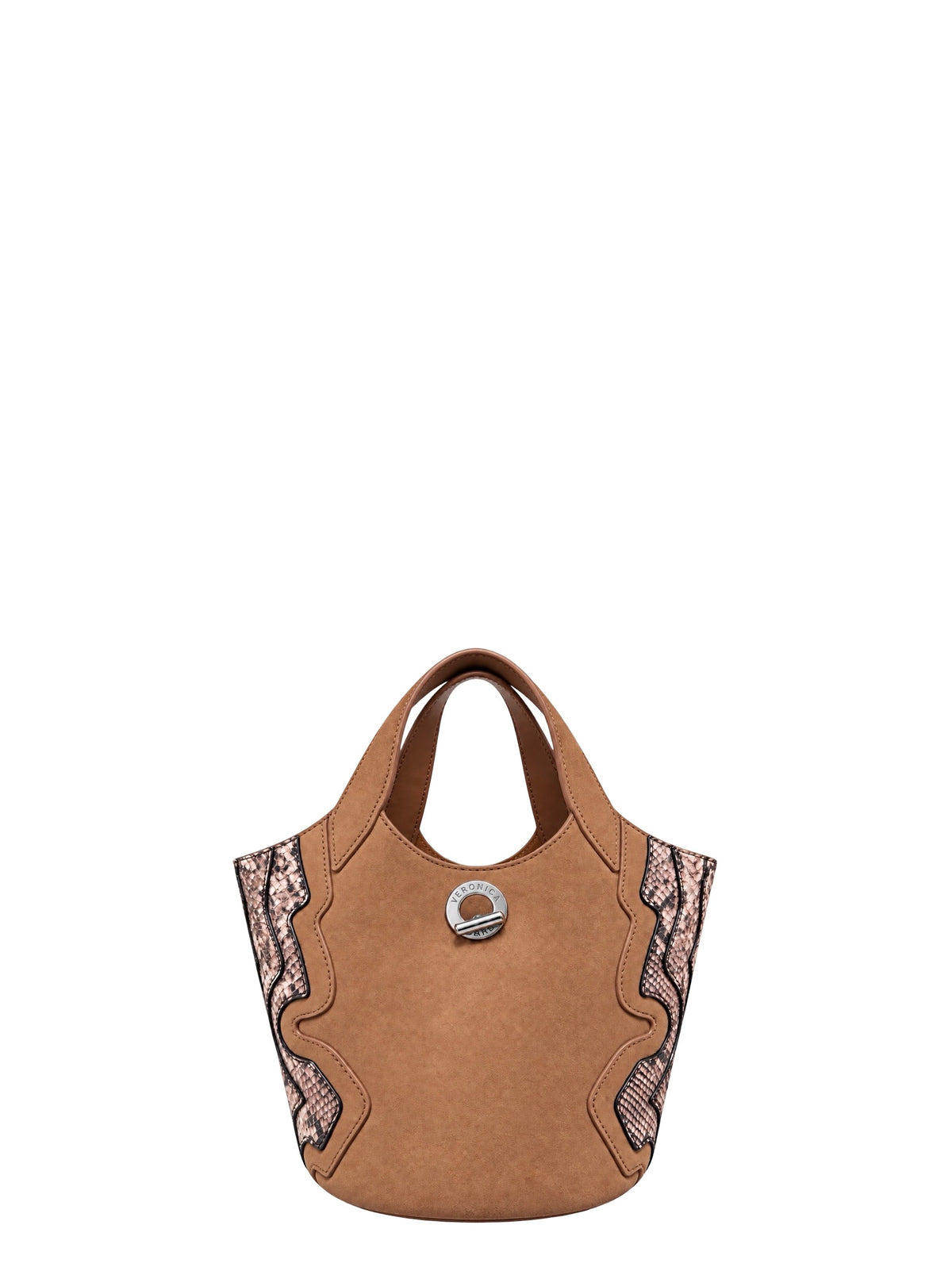 Snake Embossed Anchor Bag